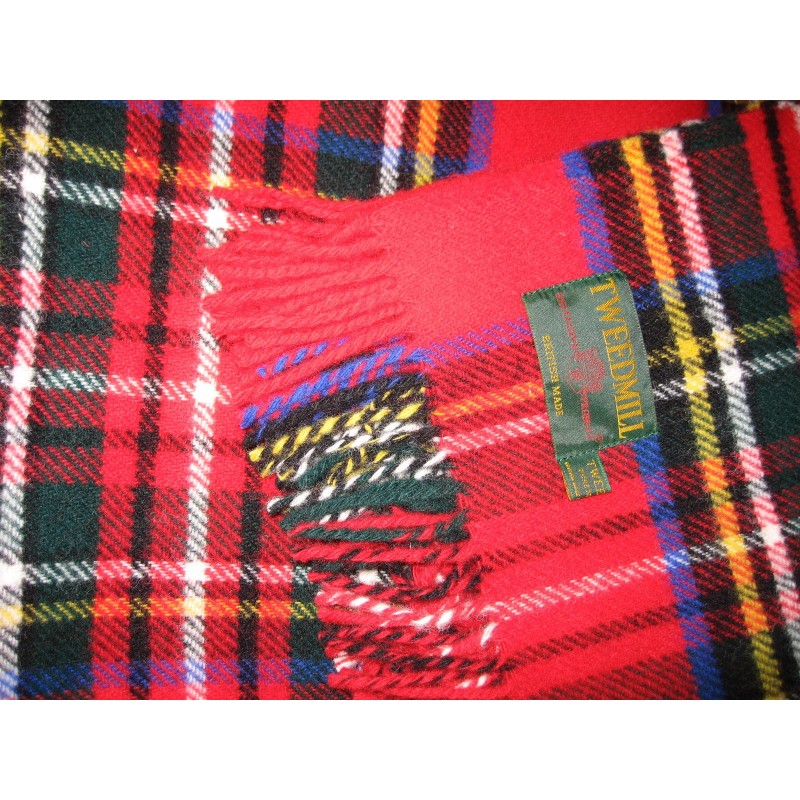 Kilt Écossais Tartan Rouge – Taille Jusqu’à XL, Réglable Par Boutons Et Ceinture | Style Traditionnel, Motif Red Modern | Pour Homme, Déguisement, Événements
